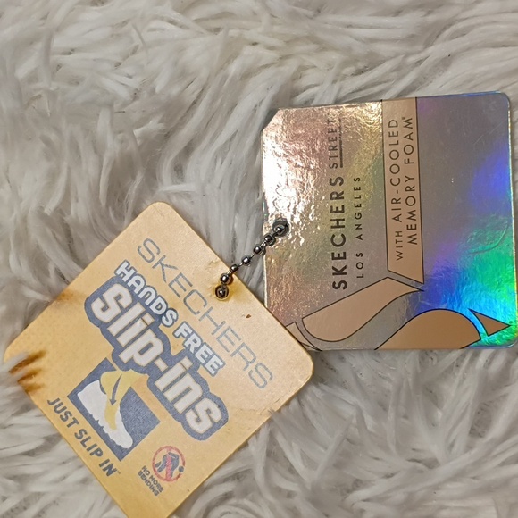 New Skechers Womens Uno Wedge - Kickin' Knit Hands Free Slip-ins Sneakers Black - Picture 12 of 16